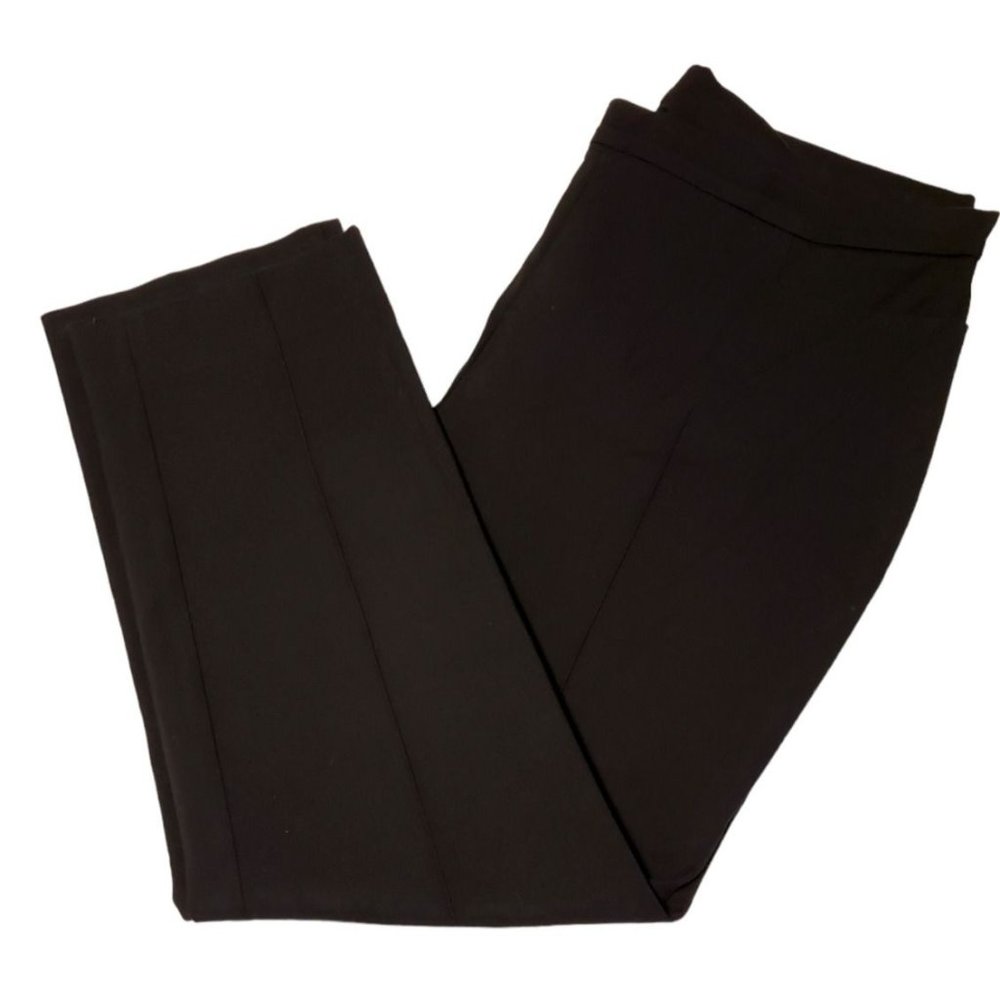 Akris Punto Dress Pants Sz 14 Cropped Ankle Straight Leg A-K-R-I-S